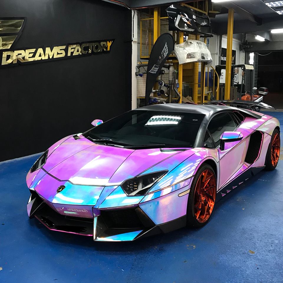 Lamborghini Aventador хамелеон